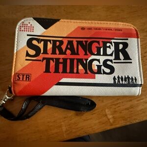 Netflix Stranger Things Wallet - Red, Orange, Black, White